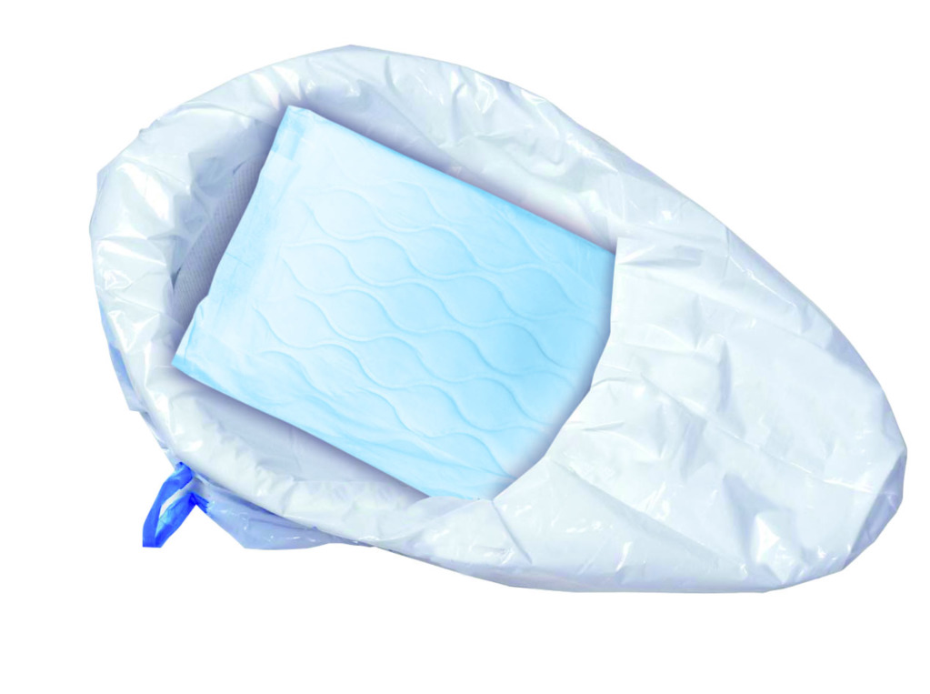 DR HELEWA BEDPAN LINER WITH ABSORBENT PAD 600ML HYPOALLERGENIC (X20