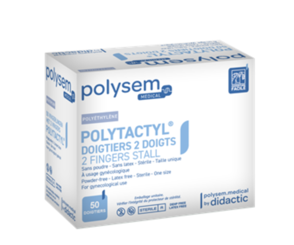 Doigtiers polyéthylène 2 doigts