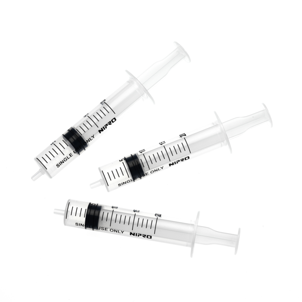 SYRINGE SINGLE USE STERILE 3 PIECES LUER LOCK 1ML NIPRO - SY3-1LC-EC -  Didactic