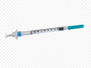 SERINGUE TUBERCULINE STERILE USAGE UNIQUE SECURISEE 3 PIECES 1ML AIGUILLE SERTIE 28G (0,45MM) 1/2 lt; (13MM)