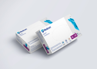 GANT NITRILE KOLMI COVERFEEL CARE 240MM BLEU NON POUDRE DISPOSITIF MEDICAL - EPI CAT III TYPE B 