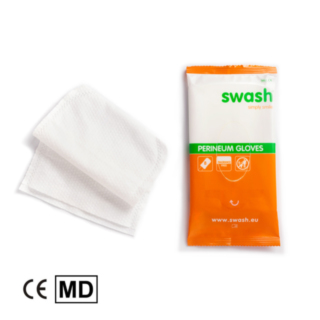 Paquete de 8 guantes perineales Swash