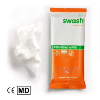 Paquete de 8 toallitas Swash para el perineo