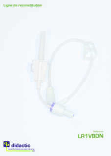 ONCOLOGY RECONSTITUTION LINE PVC DEHP-FREE WITH BI-DIRECTIONAL VALVE SINGLE ACCESS MOBILE LUER LOCK