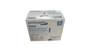 DOIGTIER POLYETHYLENE 2 DOIGTS POLYSEM MEDICAL USAGE UNIQUE STERILE BOITE DE 50