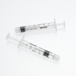 SERINGUE 3 PIECES STERILE USAGE UNIQUE LUER LOCK 2ML NIPRO (NON COMPATIBLE POUSSE SERINGUE) - SY3-2LC-EC